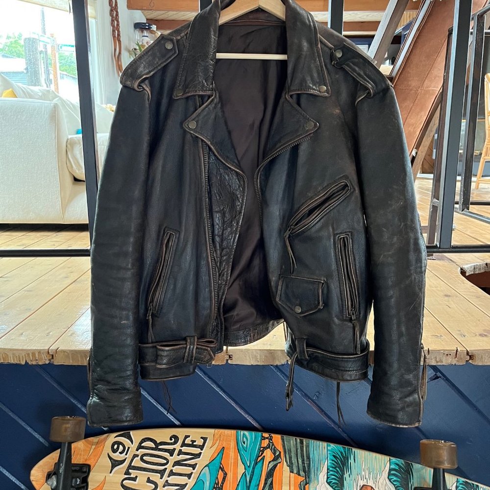 John Varvatos Collection Leather Jacket